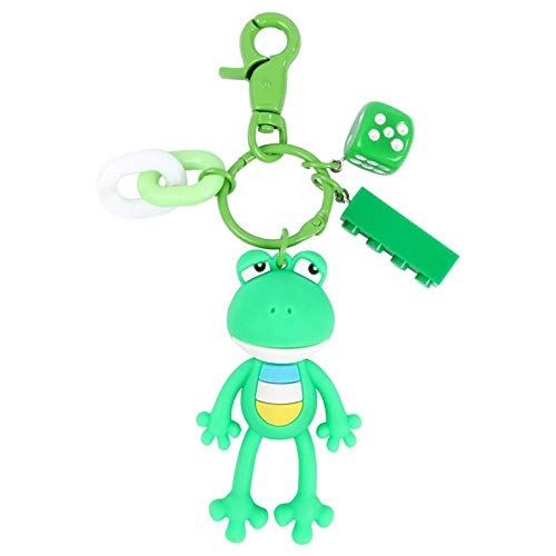 Schlüsselbund Niedlichen Cartoon Weichen Gummi Vinyl Dreidimensionale Puppe Großäugigen Frosch Auto Schlüsselanhänger Tasche Anhänger Kreative Exquisite Kleine Geschenk Modetrend Schlüsselanhänger Org von CCSYM