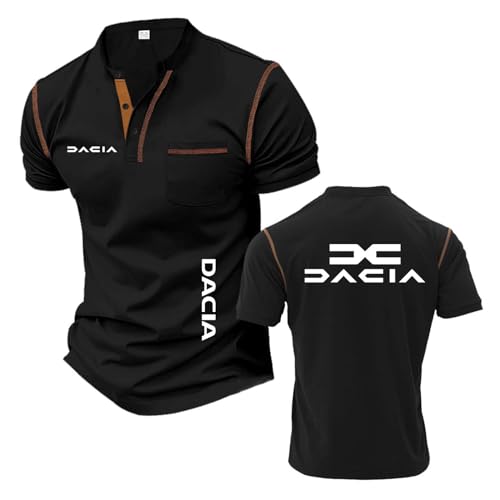 Herren-Trainings-Henley-T-Shirts Für D.a.c.i.a Patchwork Halbe Ärmel Weiches Kurzarm-T-Shirt Bedruckte Poloshirts T-Shirt Top-Kleidung -HeiS||l von CCVQPF