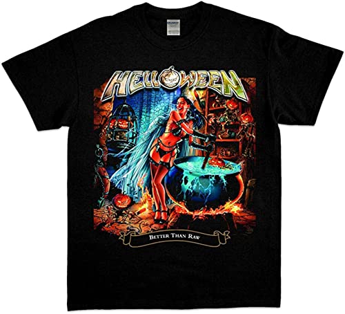 CCXRC Helloween Better Than Raw Heavy Metal Band Men's Black L von CCXRC