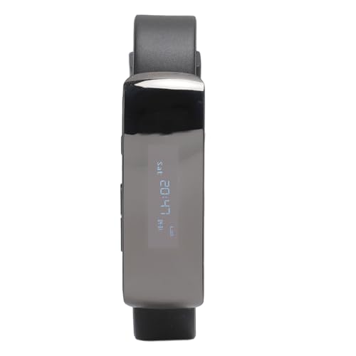 Diktiergerät-Armband, HD-Rauschunterdrückung, Diktiergerät-Uhr, Multifunktionaler Kompakter MP3-Player für Interviewvorträge (16G) von CCYLEZ