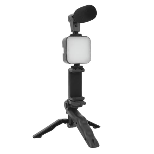 Smartphone Video Mikrofon Set, LED Licht Stativ Vlogging Set mit Fernbedienung, Video Mikrofon Set für Handy Kamera Smartphone Video Mikrofon Set, LED Licht Stativ Vlogging Set mit Fernbedienung, Video Mikrofon Set für Handy Kamera von CCYLEZ