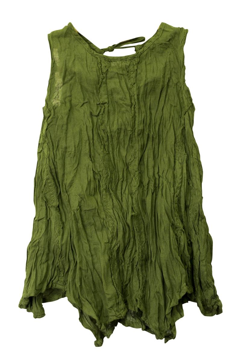 Kinder Mädchen Baumwolle Crease Look Kleid 3-6M von CCartisanCollections