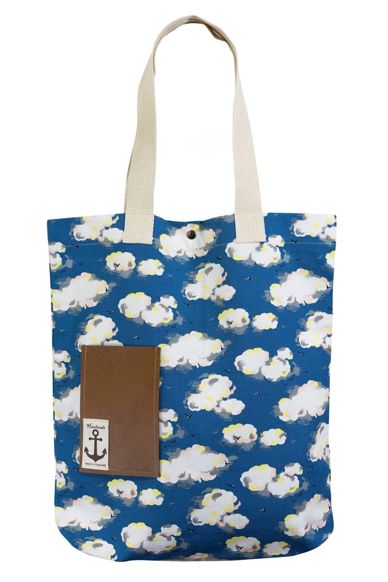 Mr. Tote Schultertasche Baumwolle Canvas Gedruckt von CCartisanCollections