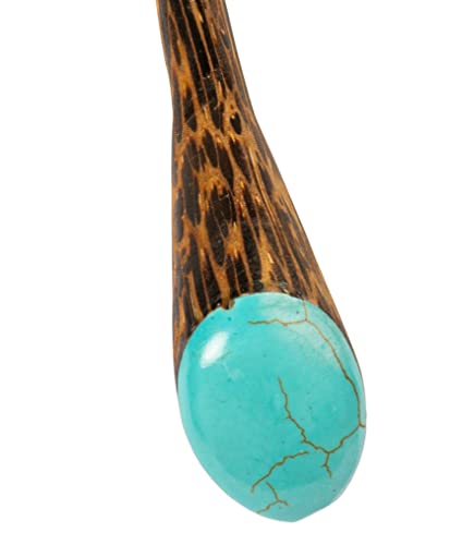 Elegante handgefertigte natürliche Haarnadeln – Vintage-Haarschmuck für Frauen ​ (Shell Cover D Turquoise) von CCcollections