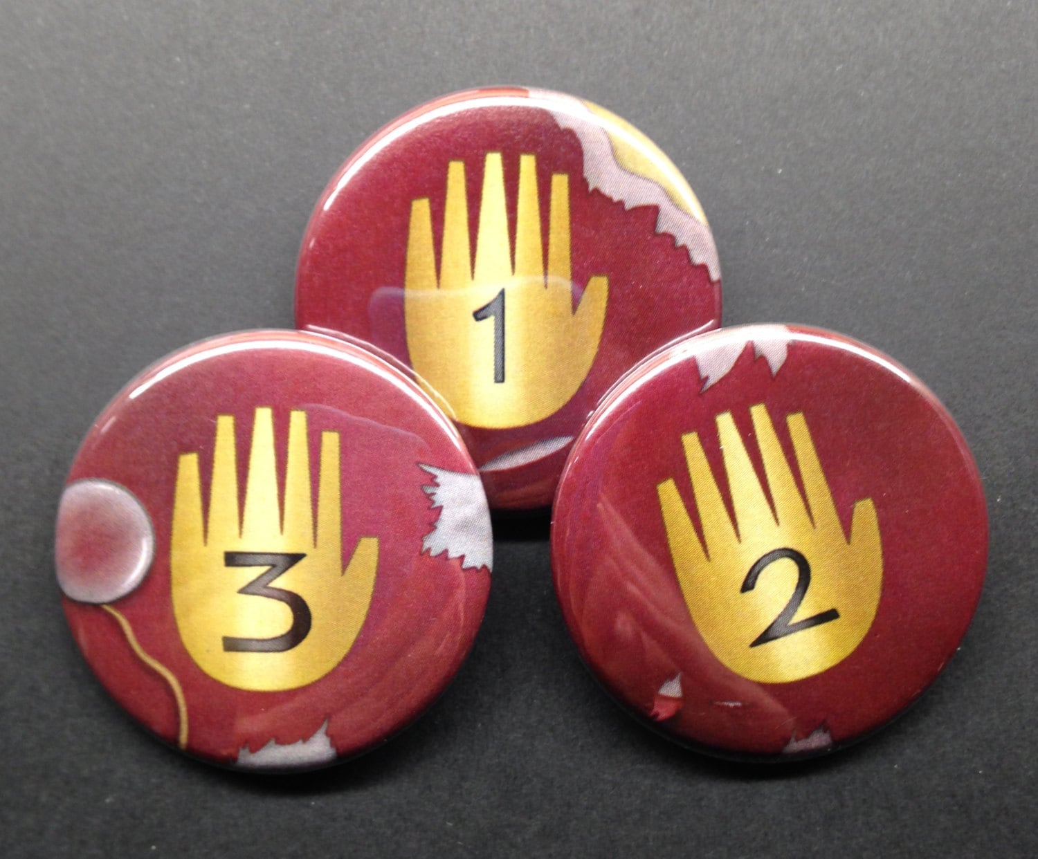 Gravity Falls Journals-1, 5" Pin Set Gravity Falls Journals-1, 5" Pin Set von CCsButtons