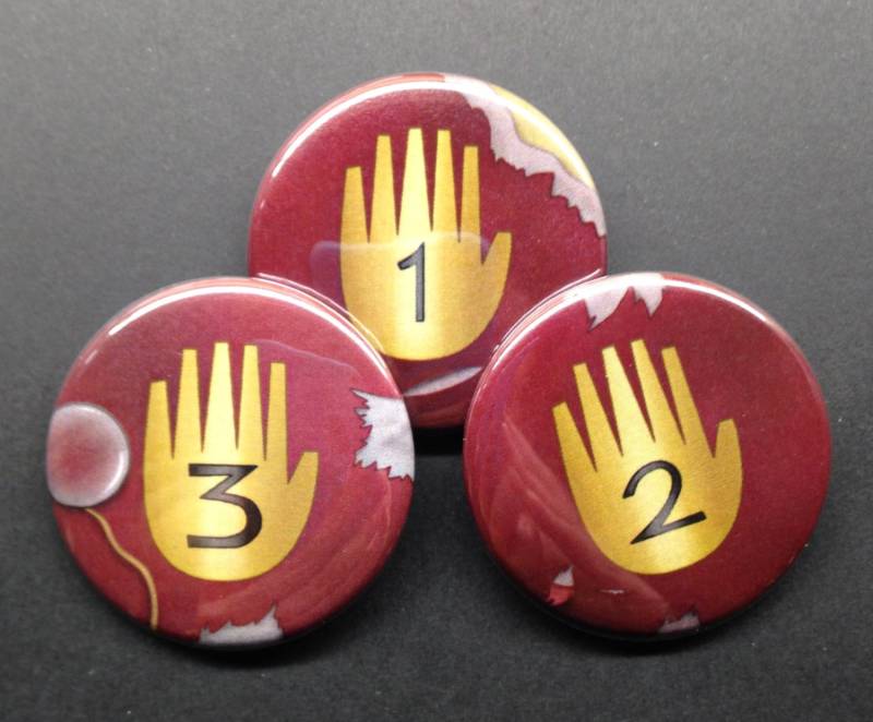 Gravity Falls Journals-1, 5" Pin Set Gravity Falls Journals-1, 5" Pin Set von CCsButtons