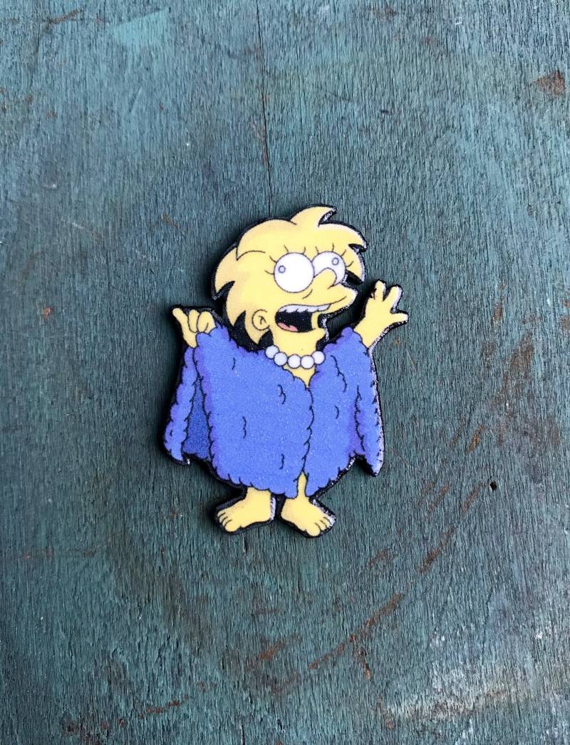Lisa Echsenkönigin Anstecknadel Button, Brosche Ich Bin Die Selma's Wahl Bootleg Bart von CCtheMonger