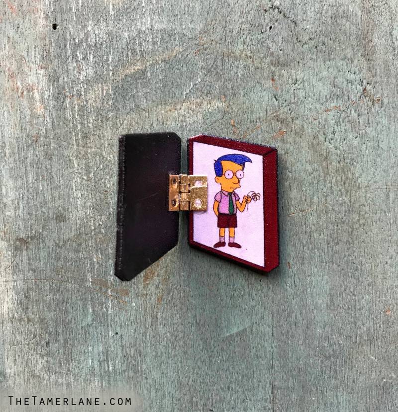 The Dud Mystery Date Game Poindexter Bootleg Bart Simpsons Anstecknadel Button von CCtheMonger