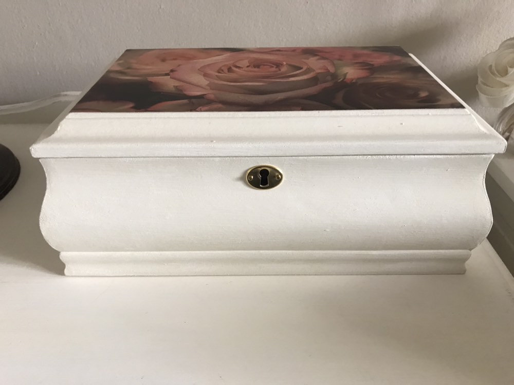 Schönes Massivholz Geschwungenen Schmuckkästchen Mit Spiegel Schönes Massivholz Geschwungenen Schmuckkästchen Mit Spiegel von CCtreasuresByCarol