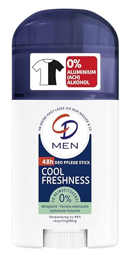 CD Deo Pflege-Stick Men Cool Freshness 40 ml/ohne Alkohol und ohne Aluminium/geeignet für 48h Std. Schutz von CD