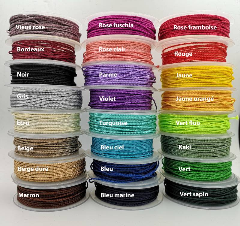 Carpe Diem Armband - Ø18mm in 925 Silberfinish Zinn Kordelfarbe Nach Wahl von CDBFRANCE