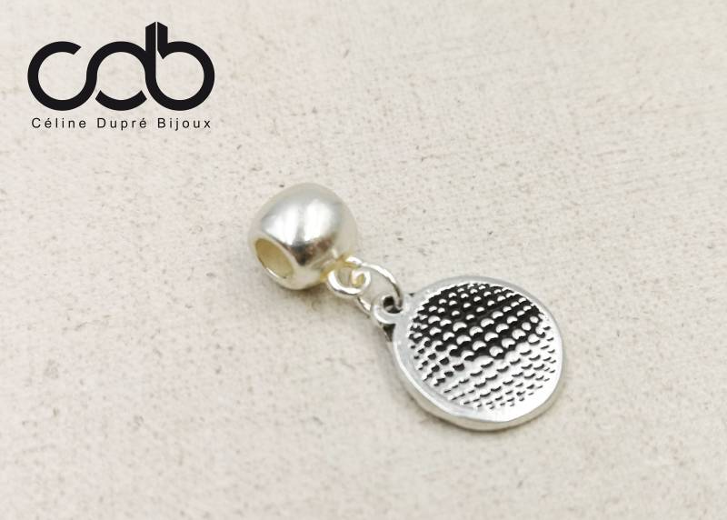 Charms Für "Golf- Oder Tennisball"-Armband - Ø16 Mm in Zinn Mit 925Er Silber-Finish Modell Ihrer Wahl von CDBFRANCE
