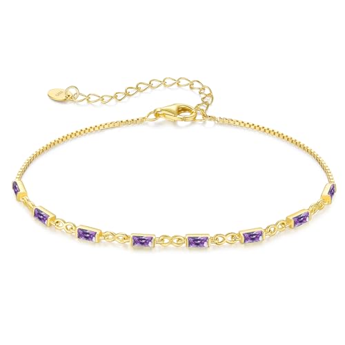 CDE Gold Armband Damen 925 Sterling Silber 14k Vergoldet Zirkonia Infinity Armbänder Damen Verstellbar Armkette Schmuck Muttertag Valentinstag Geburtstag Weihnachten Geschenke für Sie Frauen Mama CDE Gold Armband Damen 925 Sterling Silber 14k Vergoldet Zirkonia Infinity Armbänder Damen Verstellbar Armkette Schmuck Muttertag Valentinstag Geburtstag Weihnachten Geschenke für Sie Frauen Mama von CDE