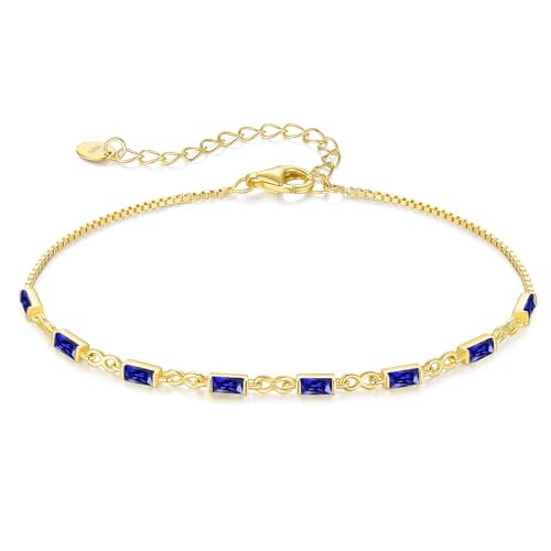 CDE Gold Armband Damen 925 Sterling Silber 14k Vergoldet Zirkonia Infinity Armbänder Damen Verstellbar Armkette Schmuck Muttertag Valentinstag Geburtstag Weihnachten Geschenke für Sie Frauen Mama CDE Gold Armband Damen 925 Sterling Silber 14k Vergoldet Zirkonia Infinity Armbänder Damen Verstellbar Armkette Schmuck Muttertag Valentinstag Geburtstag Weihnachten Geschenke für Sie Frauen Mama von CDE