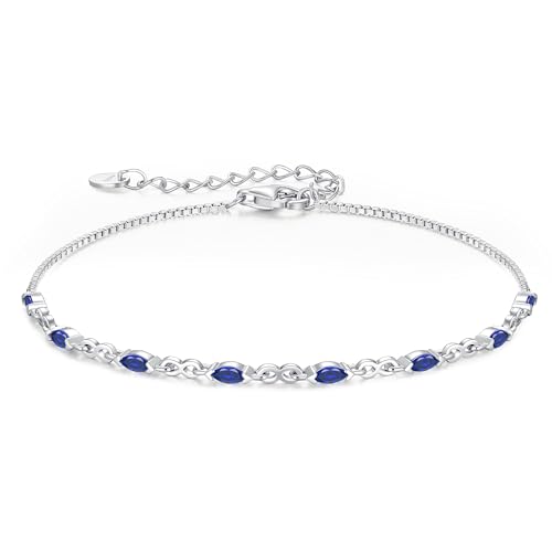CDE Infinity Armband Silber 925 Damen mit Zirkonia Geburtsstein Armbänder Verstellbares Armkette Damen Schmuck Muttertag Valentinstag Geburtstag Weihnachten Geschenke für Frauen Freundin Mama CDE Infinity Armband Silber 925 Damen mit Zirkonia Geburtsstein Armbänder Verstellbares Armkette Damen Schmuck Muttertag Valentinstag Geburtstag Weihnachten Geschenke für Frauen Freundin Mama von CDE