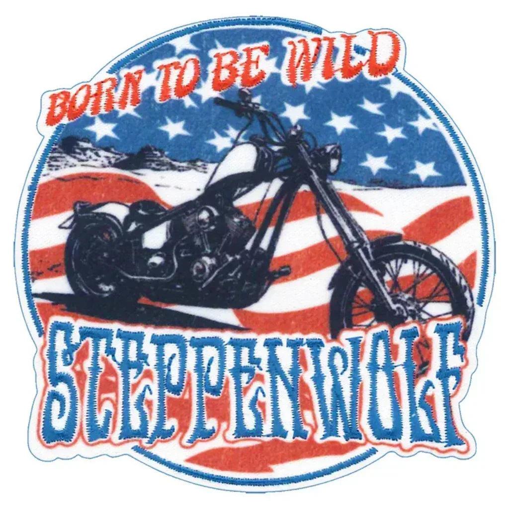 Steppenwolf Patch Rund · Born To Be Wild (Ø 8cm) von CDMerch