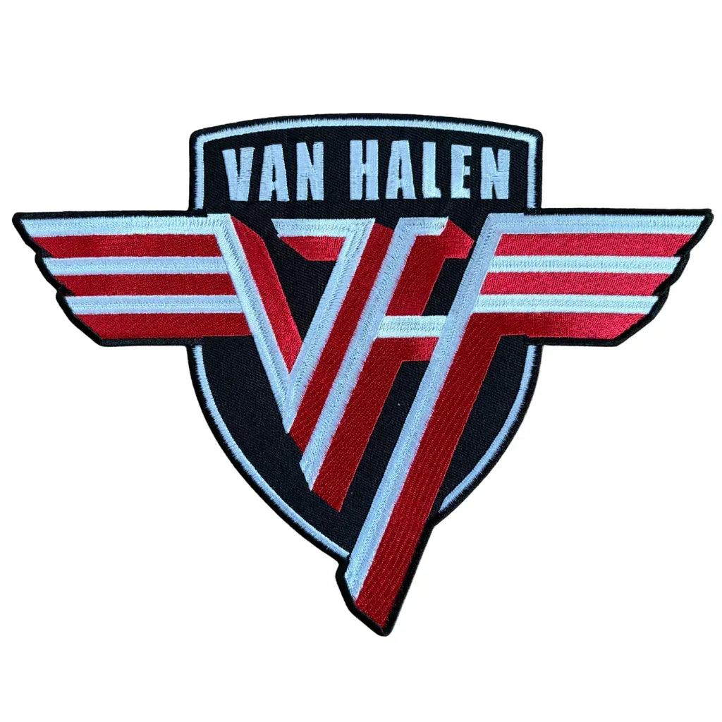 Van Halen Backpatch Rückenaufnäher · Shield Logo (24cm x 17cm) von CDMerch