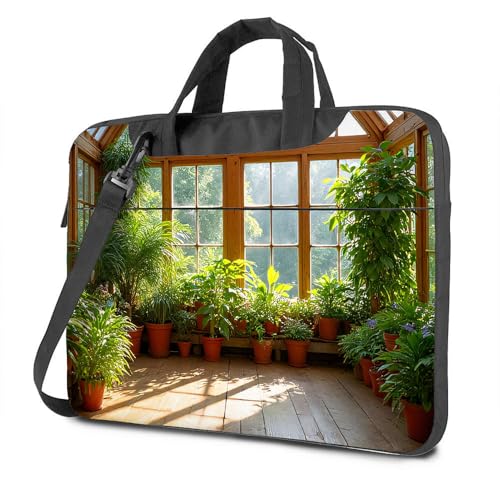 CDSS Laptop-Rucksack für Herren, Sonnenlicht, Gewächshaus: Eine ruhige Laptoptasche für den Innenbereich, Laptoptasche, Laptoptasche für Damen, 43,2 cm (17 Zoll), farbig, 26x36cm von CDSS