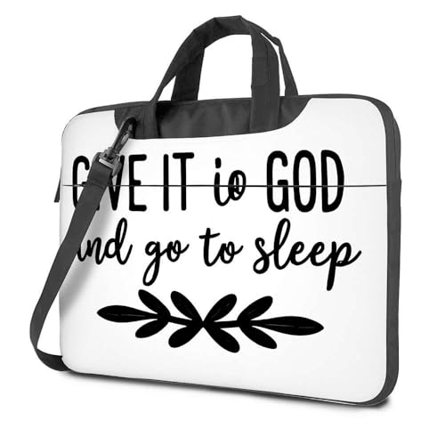 CDSS Laptop-Rucksack für Herren, "Trust In God For Peaceful Sleep", Laptoptasche, Laptoptasche, Laptoptasche für Damen, 43,2 cm (17 Zoll), farbig, 26x36cm von CDSS