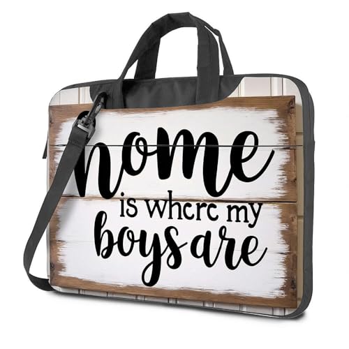 Laptoptasche Home Sweet Home: Where My Boys Belong Laptoptasche 16 Zoll Laptoptasche Laptoptasche 16 Zoll, farbig, 29x40cm Laptoptasche Home Sweet Home: Where My Boys Belong Laptoptasche 16 Zoll Laptoptasche Laptoptasche 16 Zoll, farbig, 29x40cm von CDSS