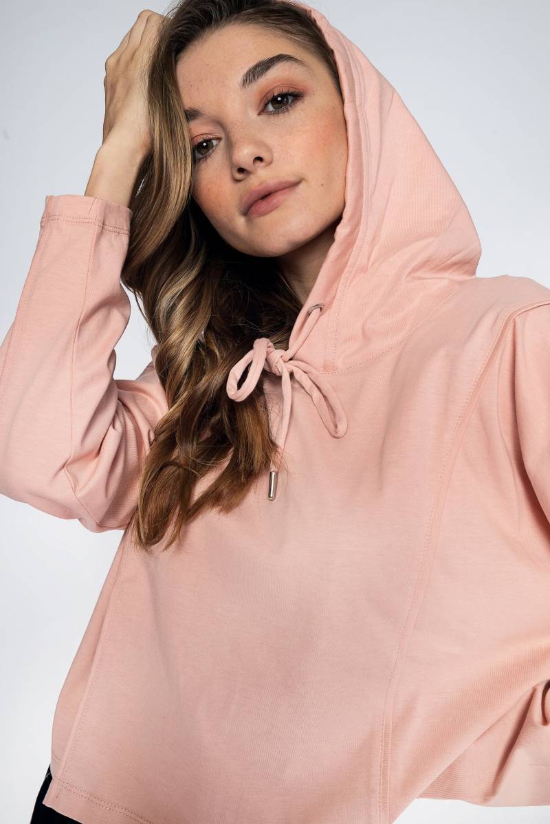 Cd Rose/Pastell Rosa Leichtes Hoodie | Damen Pullover Langarm von CDstudioCo