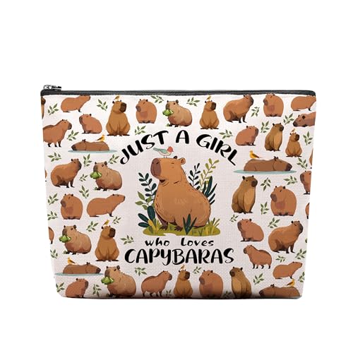 CEASQVAA Pferde-Geschenke für Frauen – Reit-Reisetasche, Kosmetiktasche, Cowgirl-Make-up-Tasche, Capybara CEASQVAA Pferde-Geschenke für Frauen – Reit-Reisetasche, Kosmetiktasche, Cowgirl-Make-up-Tasche, Capybara von CEASQVAA