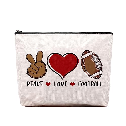 CEASQVAA Make-up-Kosmetiktasche für Damen, Kollegen, Geburtstagsgeschenk, Make-up-Tasche, Geschenk für Kollegen und Freunde, fußball von CEASQVAA