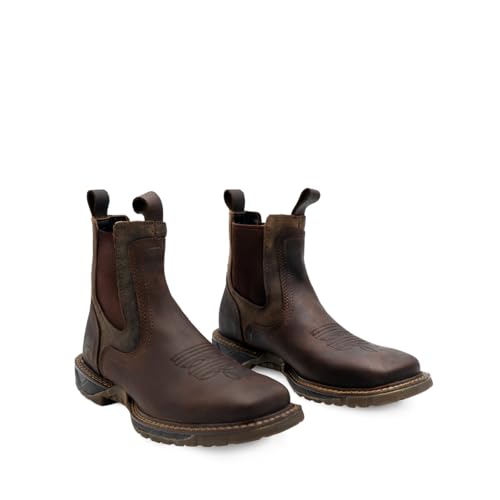 CEBU BC Thunder Chelsea-Arbeitsstiefel für Herren mit Stahlkappe – leichte, mittelschwere EVA-Sohle, flexibel und langlebig, handgefertigte Lederstiefel, Braun, 37.5 EU CEBU BC Thunder Chelsea-Arbeitsstiefel für Herren mit Stahlkappe – leichte, mittelschwere EVA-Sohle, flexibel und langlebig, handgefertigte Lederstiefel, Braun, 37.5 EU von CEBU