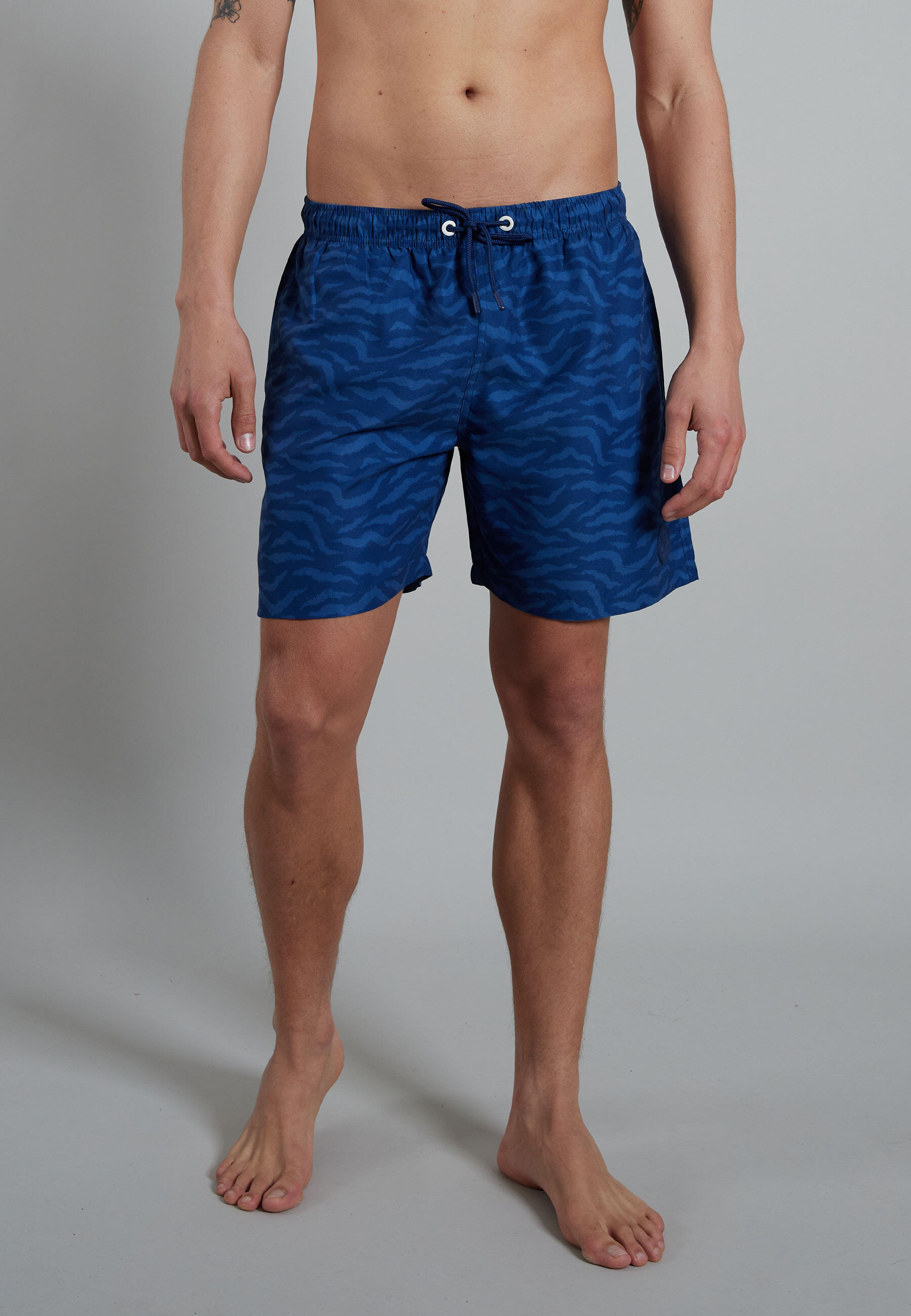 CECEBA Bodywear - Bademode Männlich blau-dunkel-allover - Gr. - 9 von CECEBA Bodywear