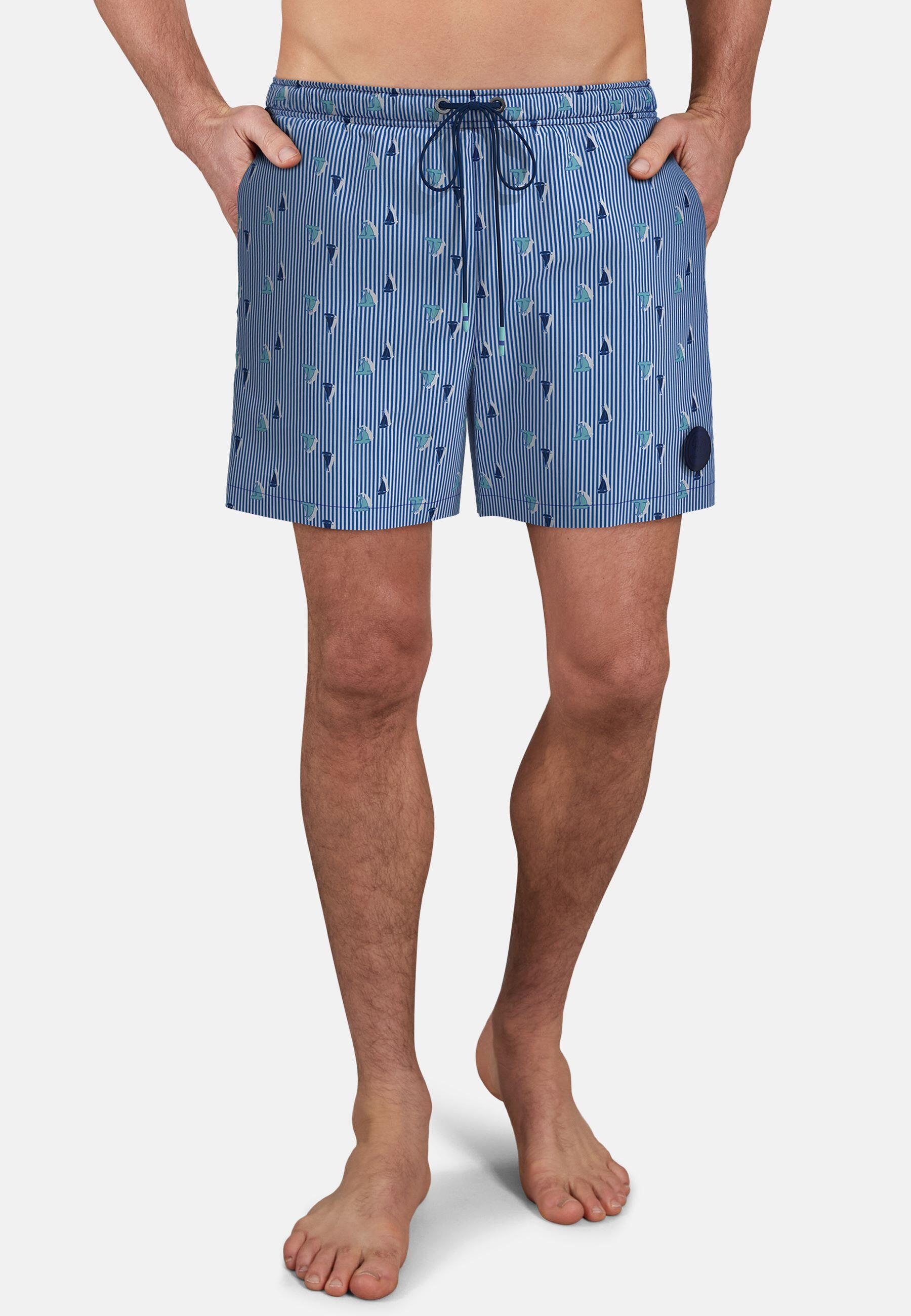 CECEBA Bodywear - Bademode Männlich blau-mittel-allover - Gr. - 7 von CECEBA Bodywear