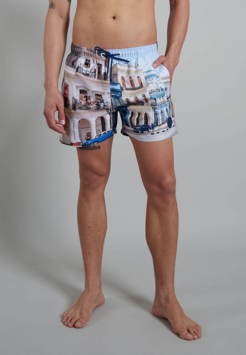 CECEBA Bodywear - Bademode Männlich blau-mittel-multicolor1 - Gr. - 5 von CECEBA Bodywear