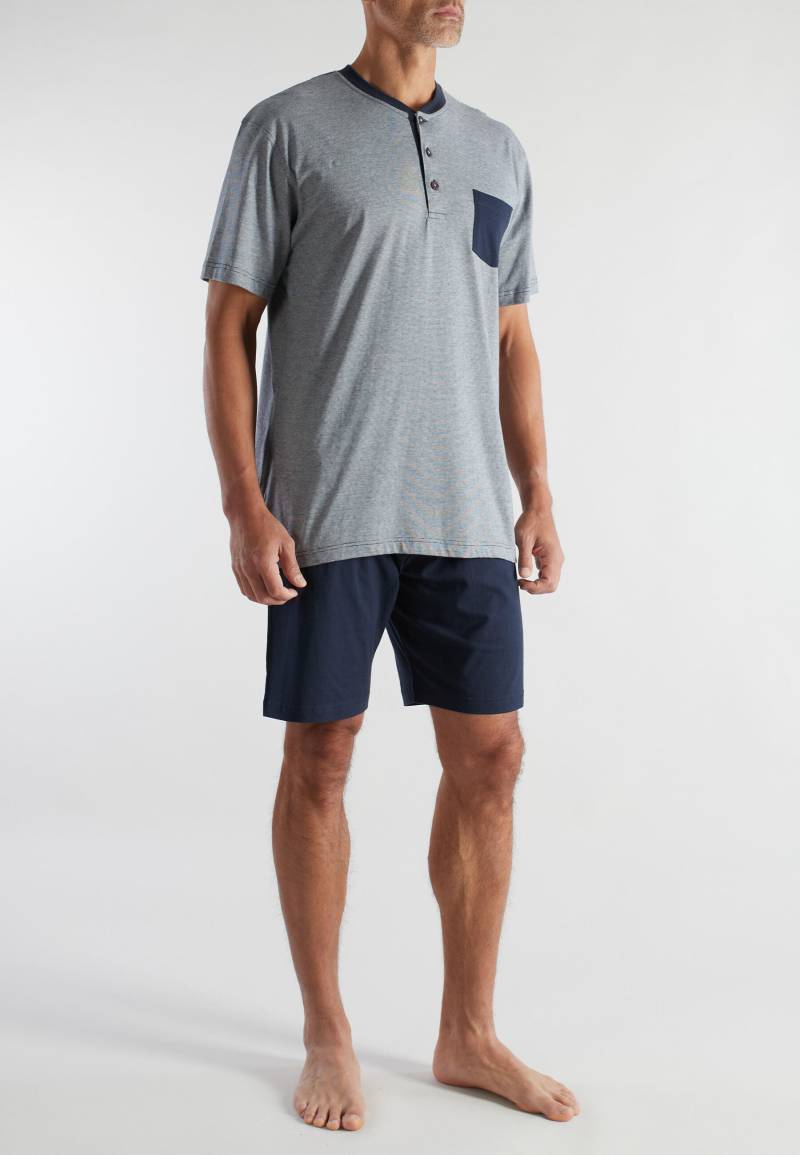 CECEBA Bodywear - CECEBA Herren Shorty melange 1er Pack navy blaze - Gr. - 64 von CECEBA Bodywear