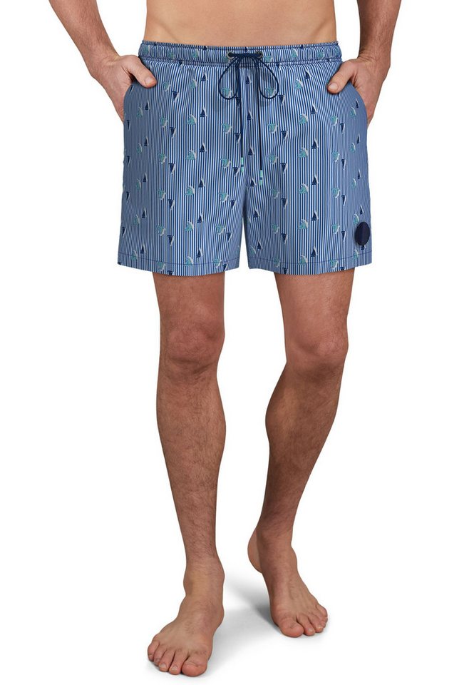 CECEBA Badehose CECEBA Herren Badehose blau bedruckt (1-St) von CECEBA
