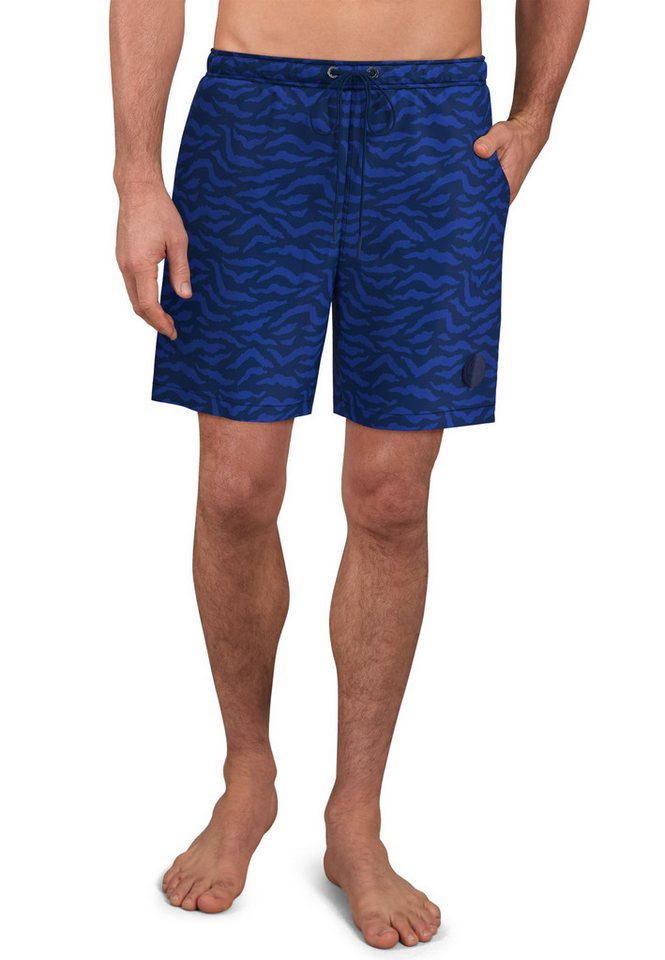 CECEBA Badehose CECEBA Herren Badehose blau bedruckt (1-St) von CECEBA