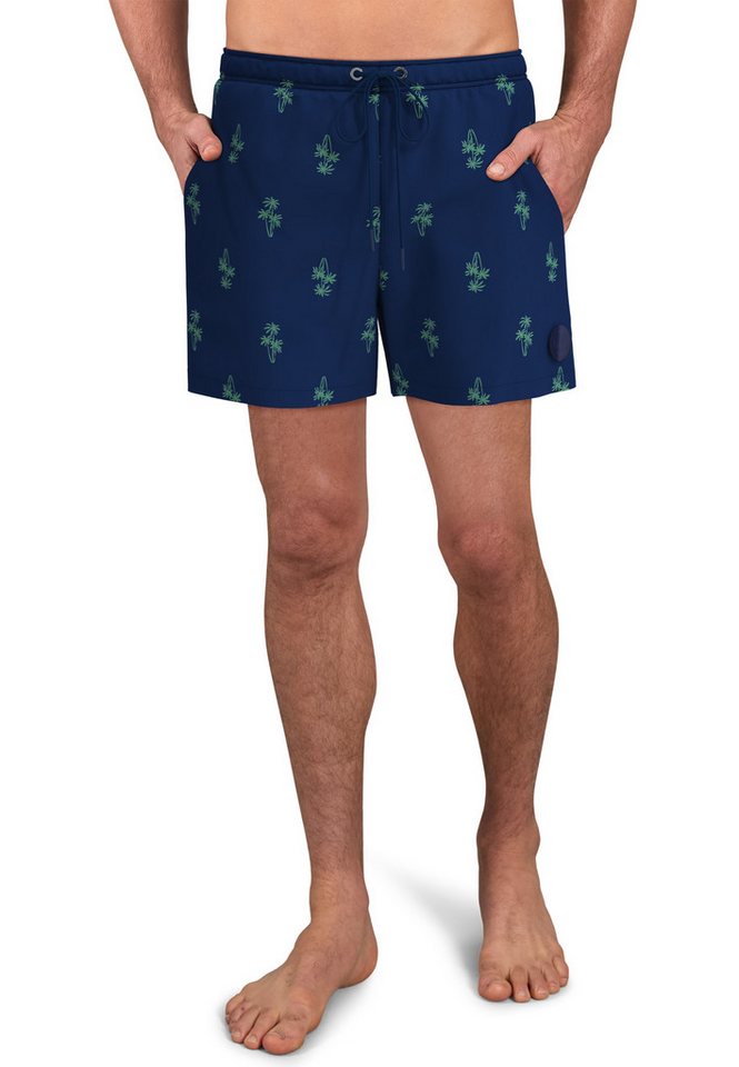 CECEBA Badehose CECEBA Herren Badehose blau bedruckt (1-St) von CECEBA