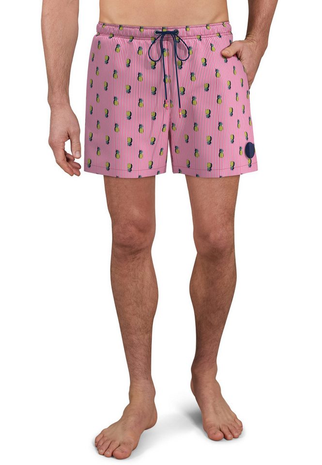 CECEBA Badehose CECEBA Herren Badehose rot bedruckt (1-St) von CECEBA