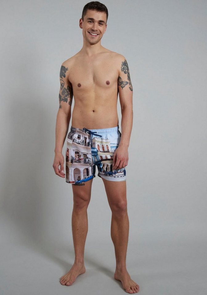 CECEBA Badeshorts mit tollem Print für warme Sommertage, bequem, schnelltrocknend von CECEBA