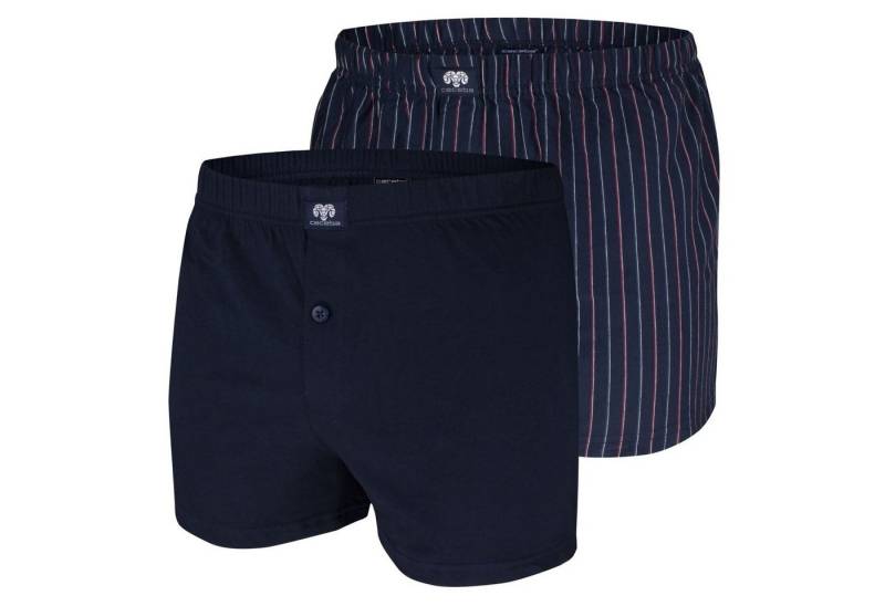 CECEBA Boxershorts Daytona (2-St) mit Eingriff, 100% Baumwolle, im 2er Pack von CECEBA