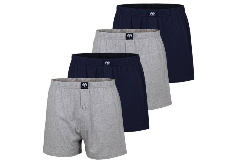 CECEBA Boxershorts (4-St) mit verdecktem Eingriff, auch in Übergrößen, 4er Pack von CECEBA