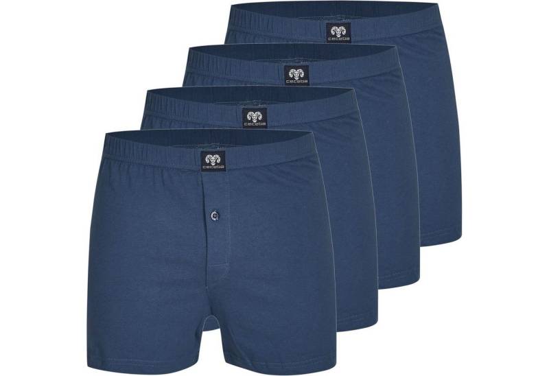CECEBA Boxershorts 4er Pack Jersey Shorts Boxershorts Pant Unterhosen Herren M - 8XL (1-St) von CECEBA