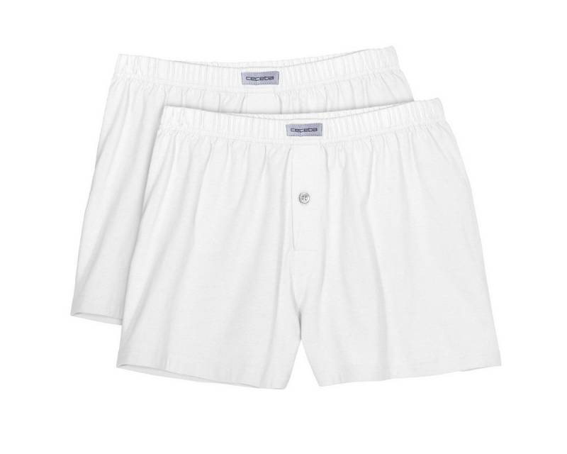 CECEBA Boxershorts Boxershorts 2er Pack weiß Ceceba Übergröße (Packung, 2-St., 2er-Pack) von CECEBA