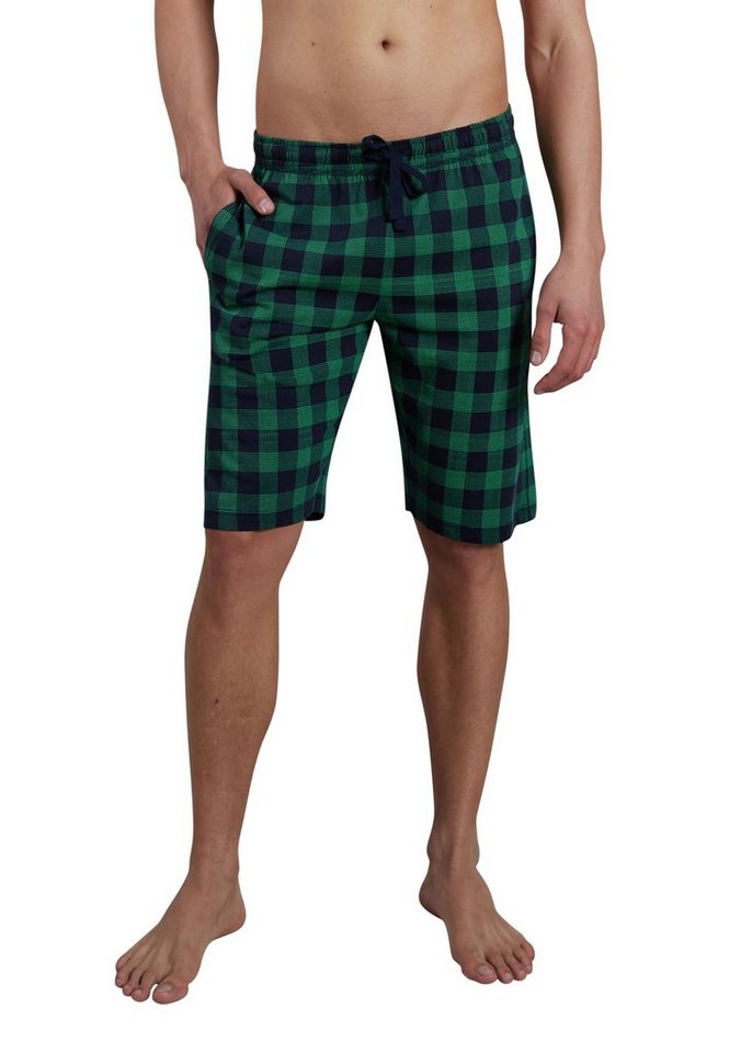 CECEBA Boxershorts CECEBA Herren Bermuda blau kariert (1-St) von CECEBA