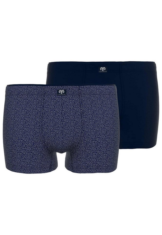 CECEBA Boxershorts CECEBA Herren Pants blau uni 2er Pack (2-St) von CECEBA