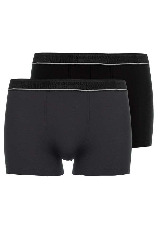 CECEBA Boxershorts CECEBA Herren Pants grau uni 2er Pack (2-St) von CECEBA