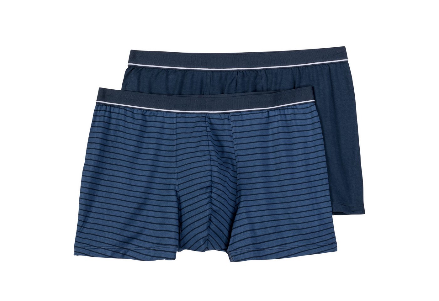 CECEBA Boxershorts Ceceba Bambus Pants 2er-Pack Übergröße navy/geringelt (Spar-Pack, 2-St., 2er-Pack) von CECEBA