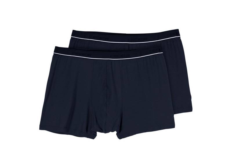 CECEBA Boxershorts Ceceba Bambus Pants 2er-Pack Übergröße dunkelblau (Spar-Pack, 2-St., 2er-Pack) von CECEBA