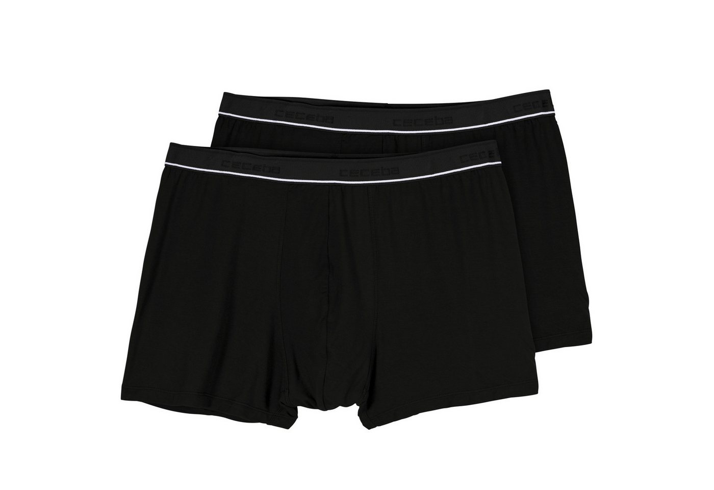CECEBA Boxershorts Ceceba Bambus Pants 2er-Pack Übergröße schwarz (Spar-Pack, 2-St., 2er-Pack) von CECEBA