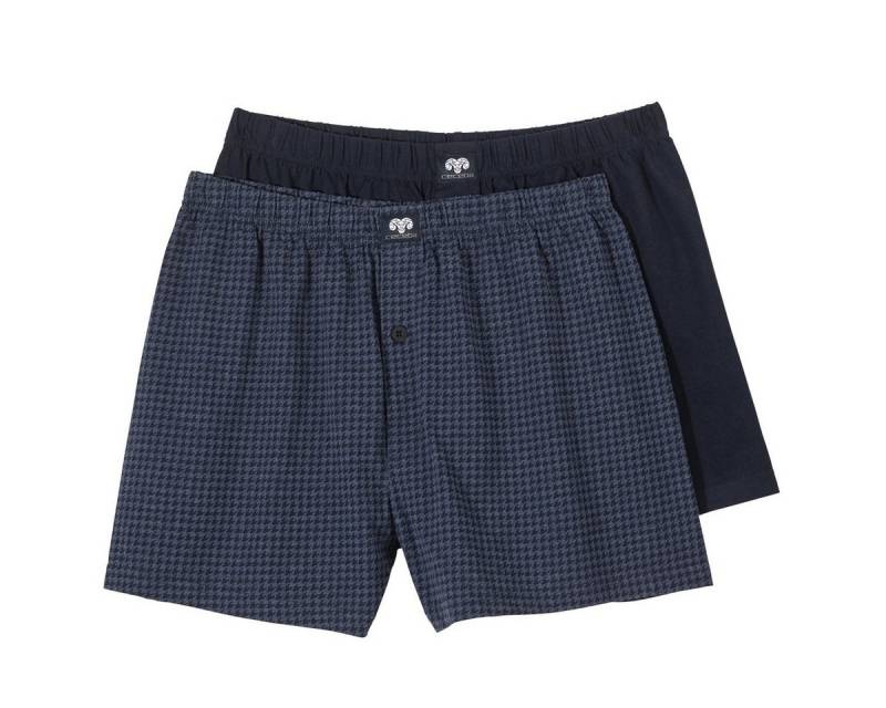 CECEBA Boxershorts Ceceba 2er-Pack Boxershorts XXL navy/Hahnentritt (Packung, 2-St., 2er-Pack) von CECEBA