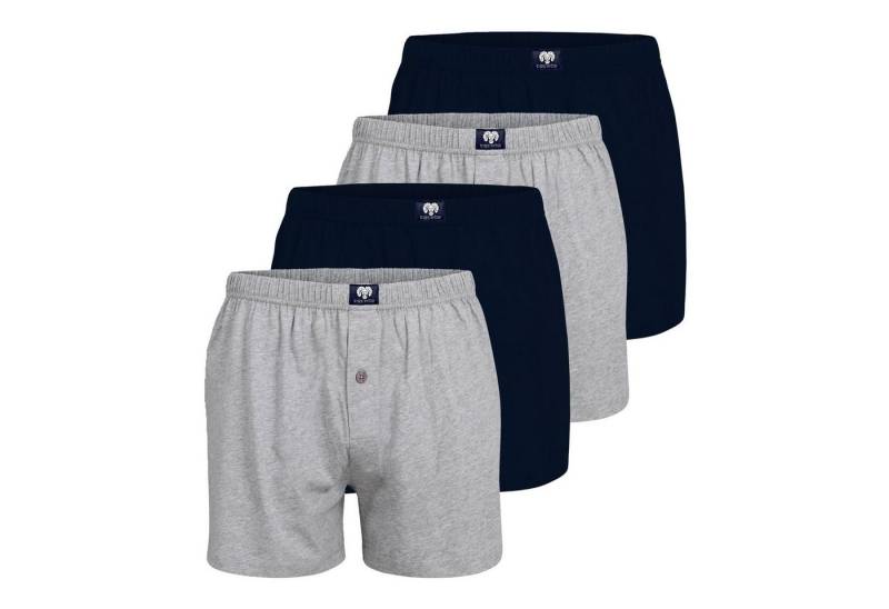 CECEBA Boxershorts Herren (4-St) mit einem Eingriff mit Knopfleiste von CECEBA
