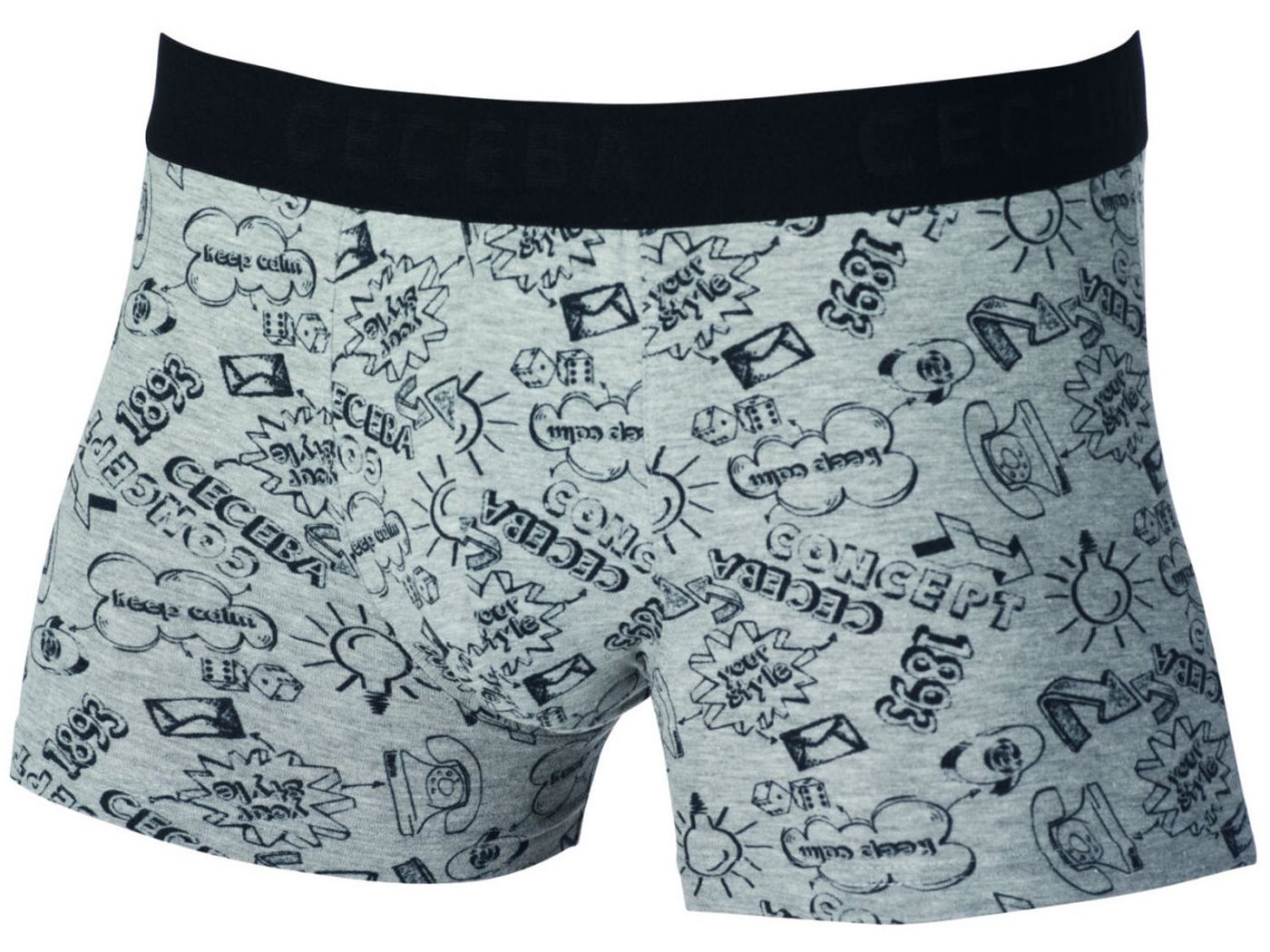 CECEBA Boxershorts Herren Boxershorts (1-St) Modisches Design von CECEBA